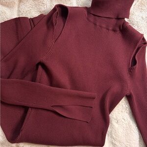 Zara Burgandy Dress